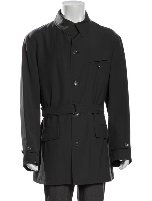 Loro Piana Wool Trench Coat Wool