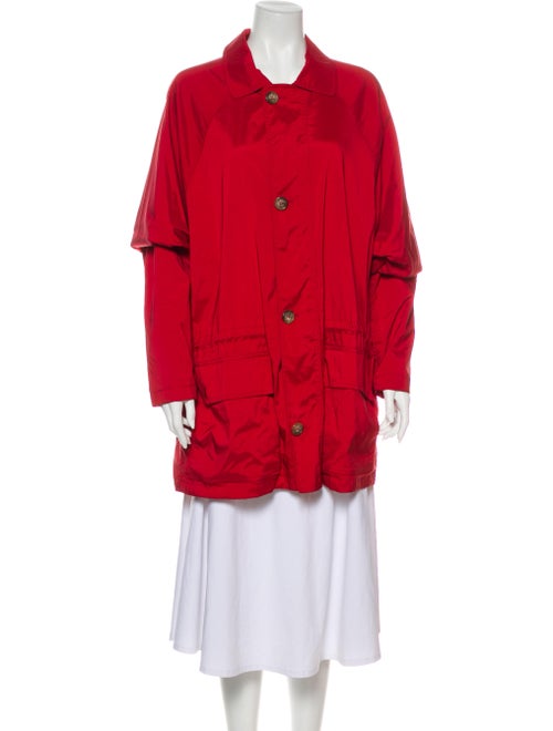 Loro Piana Trench Coat Red