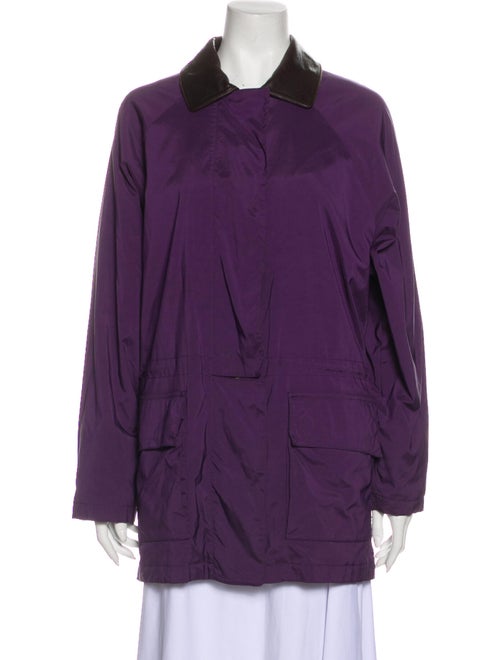 Loro Piana Trench Coat Purple