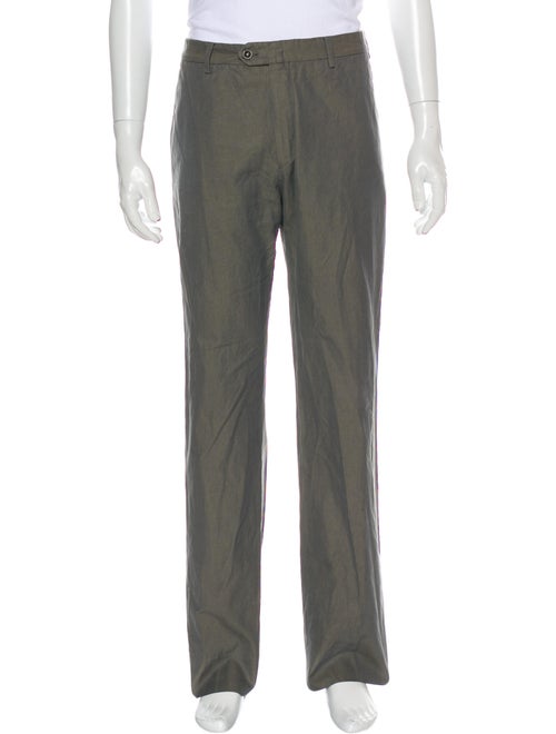 Loro Piana Tweed Pattern Pants Grey