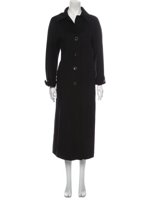 Loro Piana Cashmere Trench Coat Black