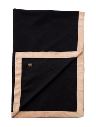 Loro Piana Cashmere & Suede Throw Blanket