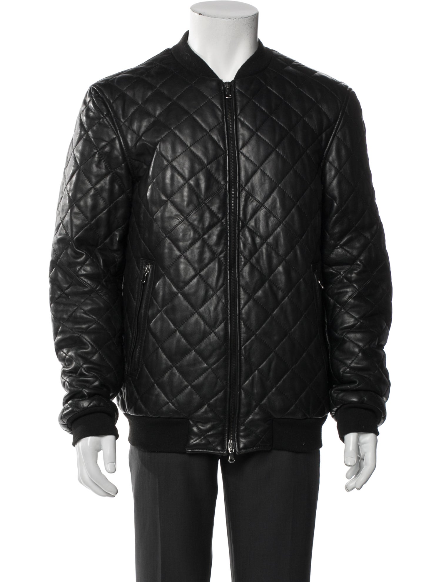 Lot78 Leather Puffer Coat