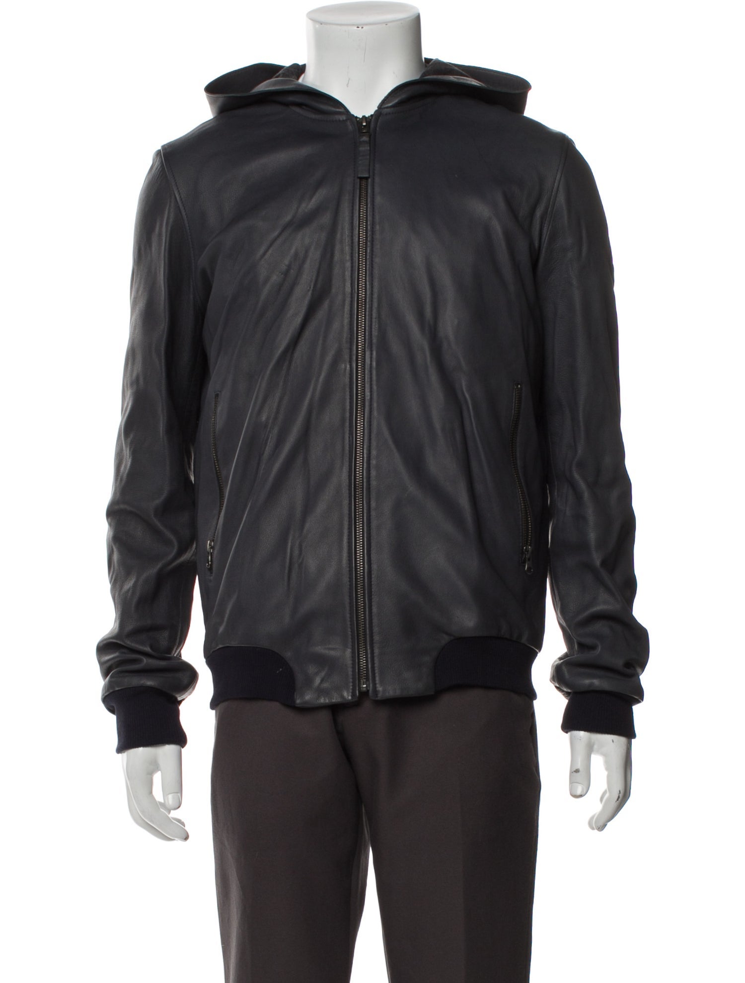 Lot78 Suede Bomber Jacket