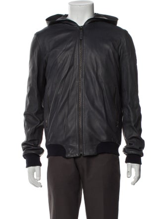 Lot78 Suede Bomber Jacket