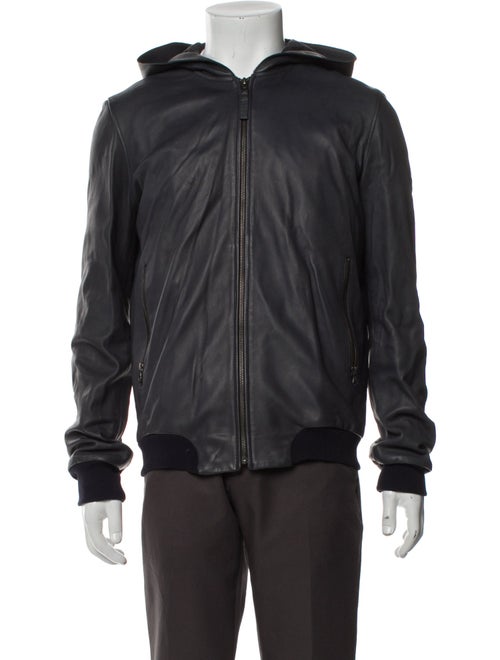 Lot78 Suede Bomber Jacket