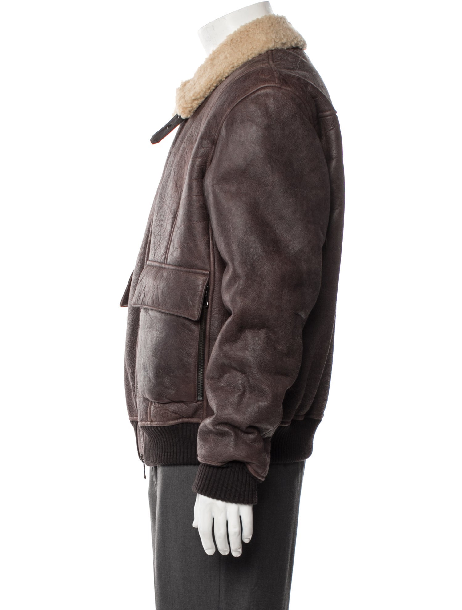 Lot78 Eel Skin Bomber Jacket