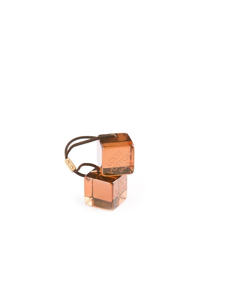 Louis Vuitton Cube Hair Tie - Brown Other, Accessories - LOU01341