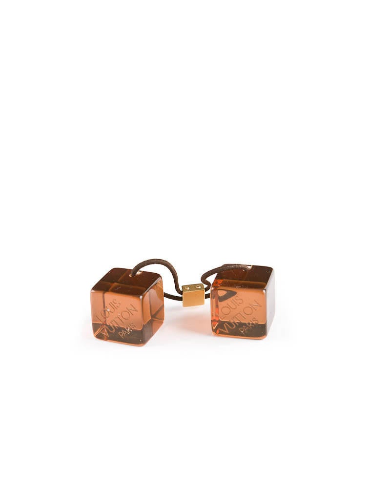 Louis Vuitton Cube Hair Tie - Brown Other, Accessories - LOU01341