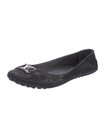 Louis Vuitton Suede Ballet Flats