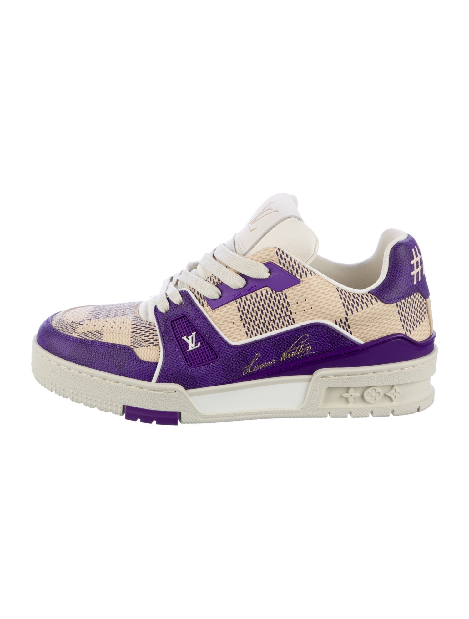 louis vuitton purple sneakers