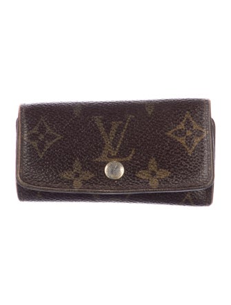 Louis Vuitton LV Monogram Coated Canvas Key Holder