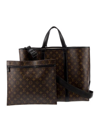 Louis Vuitton Coated Canvas Weekend Tote GM