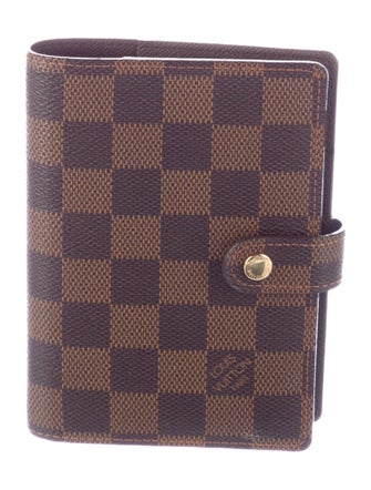 Louis Vuitton Damier Ebene Small Ring Agenda Cover