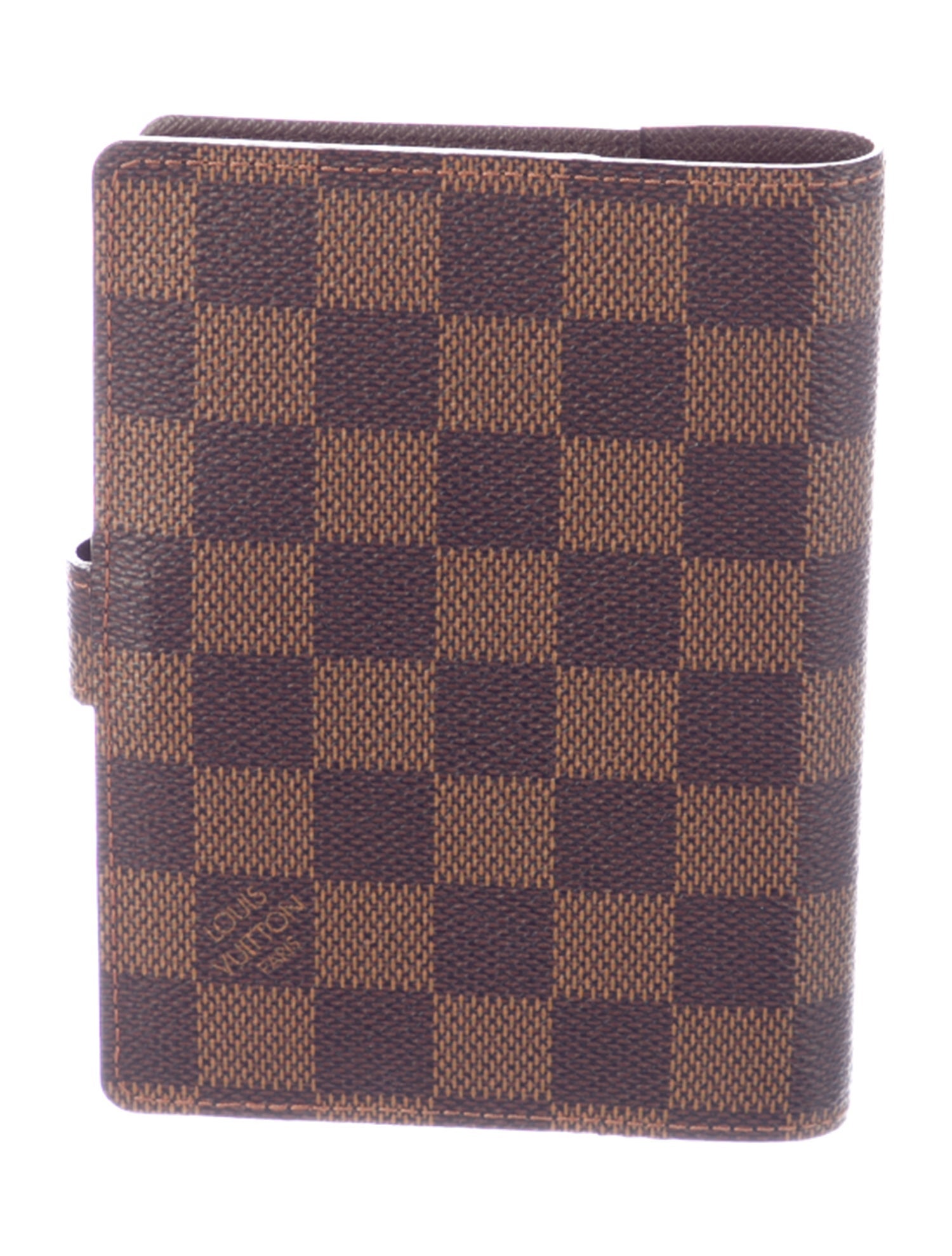 Louis Vuitton Damier Ebene Small Ring Agenda Cover