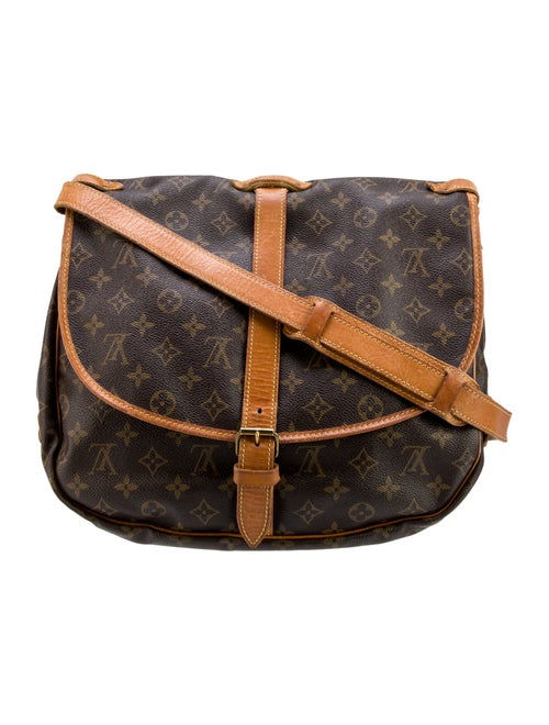 Louis Vuitton Coated Canvas Saumur Vintage
