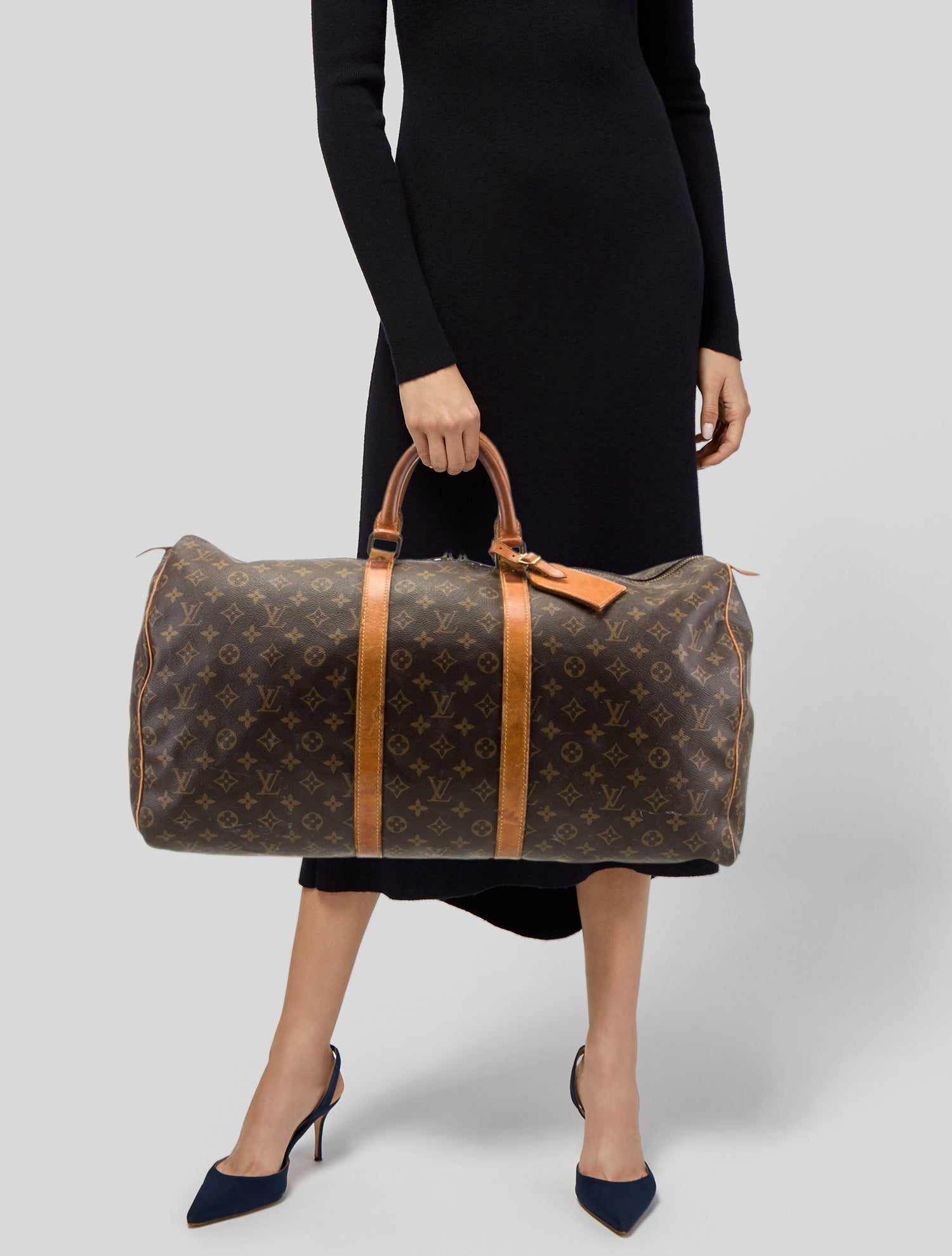 Louis Vuitton LV Monogram Keepall 60 Vintage