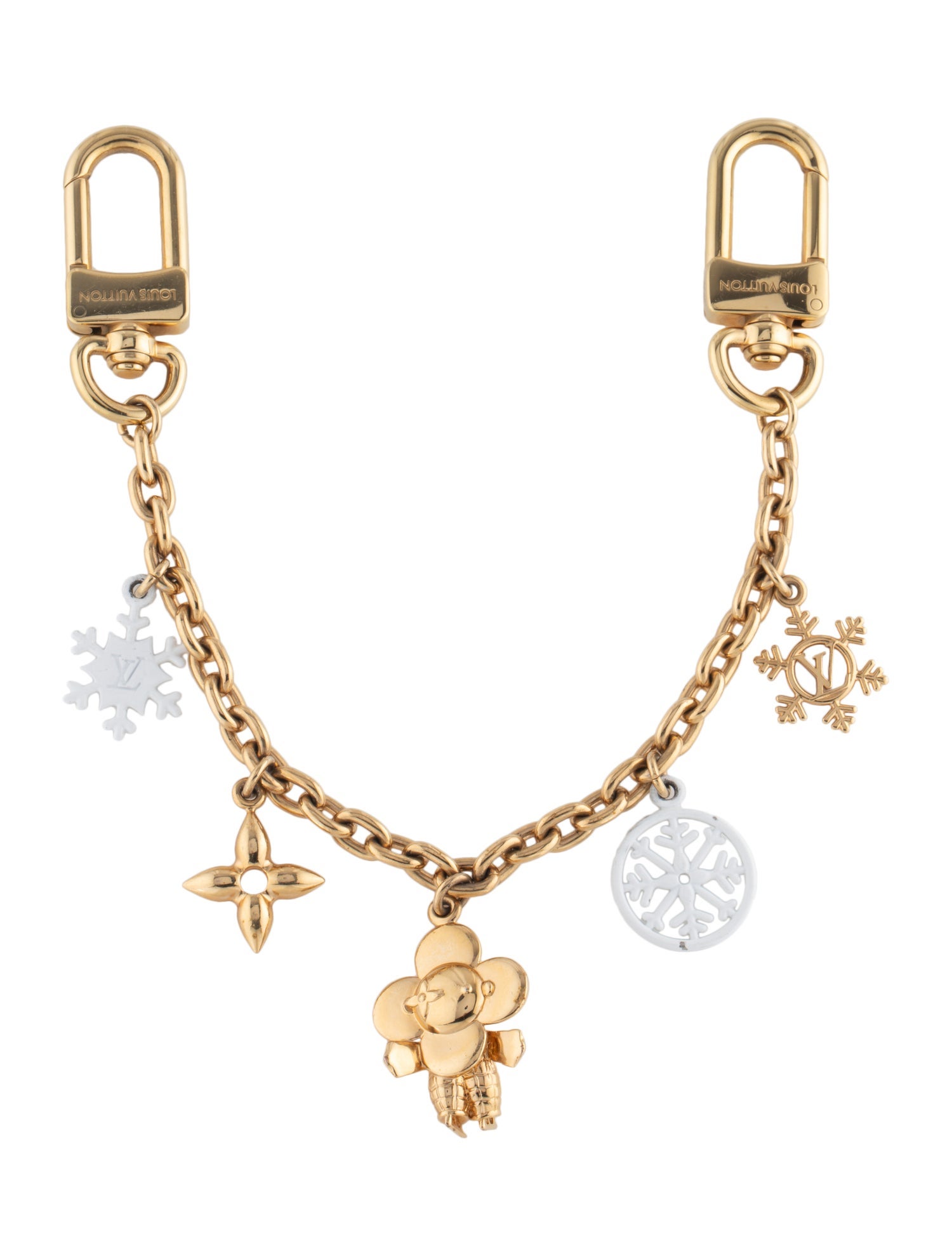 Louis Vuitton Vivienne Ice Skate Bag Charm - Gold Bag Accessories