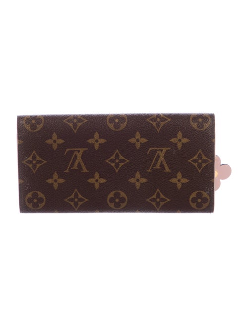 Louis Vuitton LV Monogram Coated Canvas Emilie Wallet
