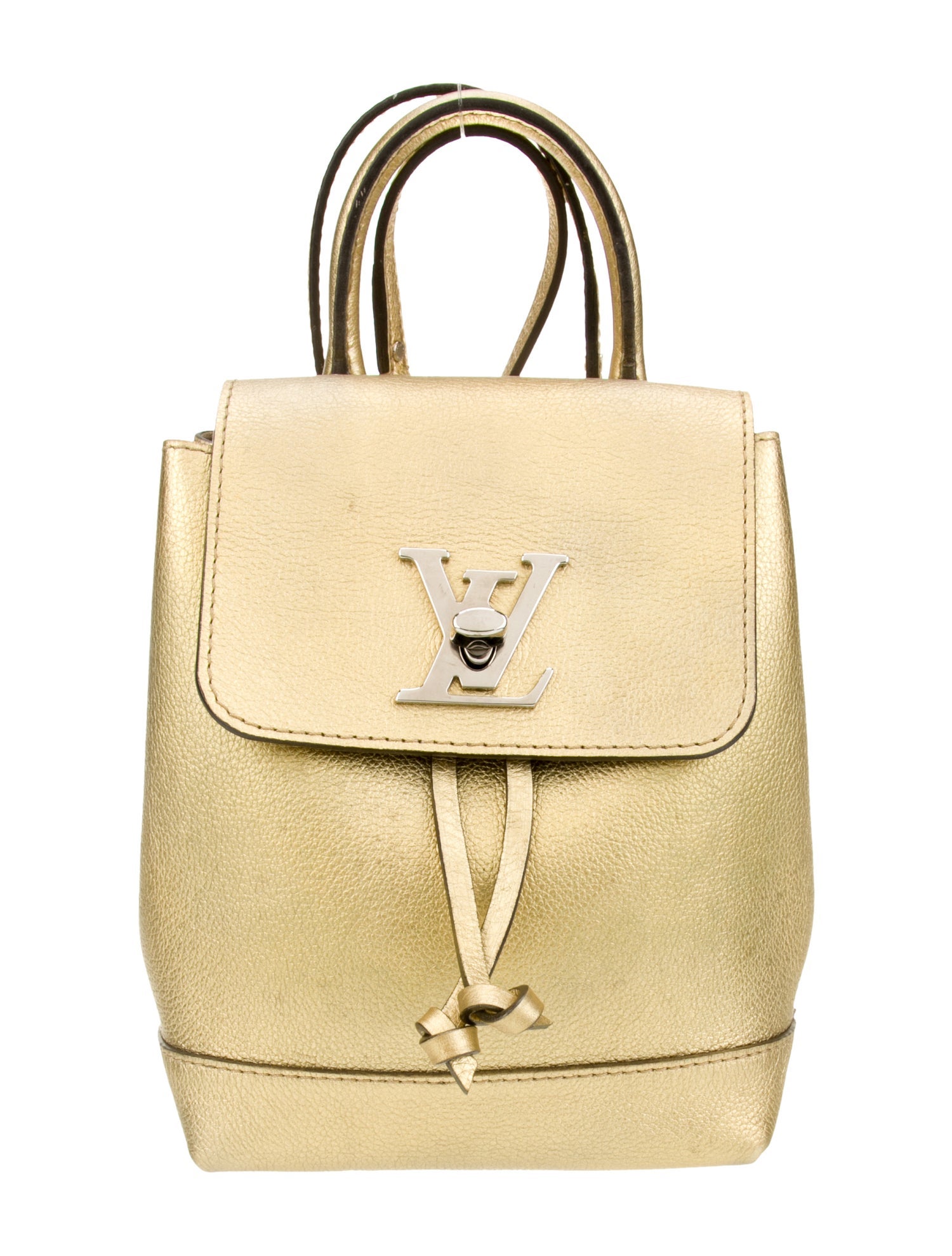 Louis Vuitton Leather Lockme Backpack