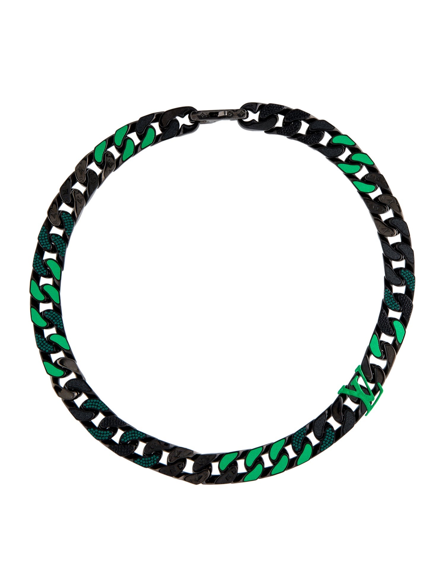 Louis Vuitton 2054 Chain Necklace Rainbow チェーンネックレス Louis Vuitton Chain Necklace Monogram Rainbow in Metal with