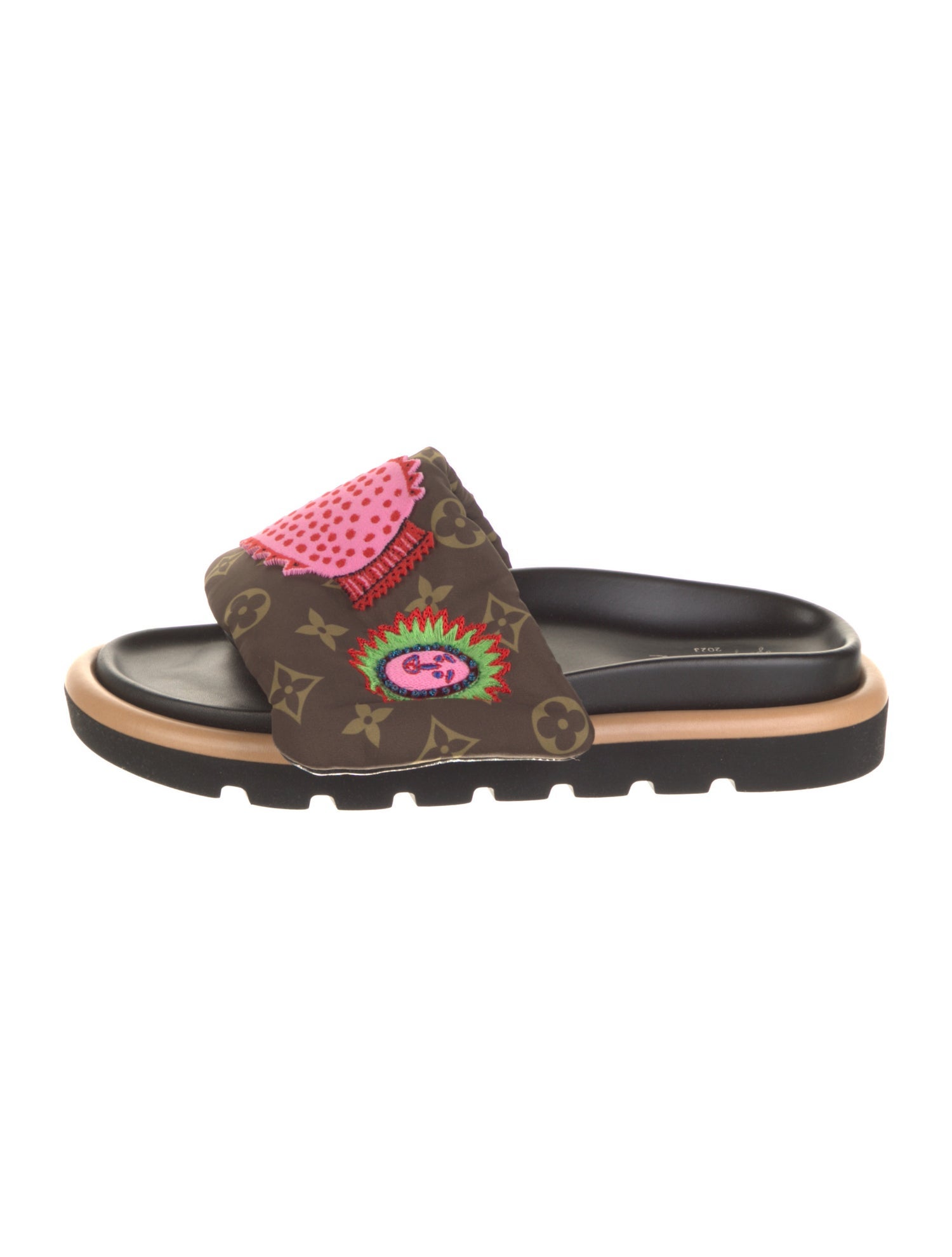 サンダル ALL-OVER MONOGRAM SLIDES MCM Monogram Slides | Saks Fifth Avenue