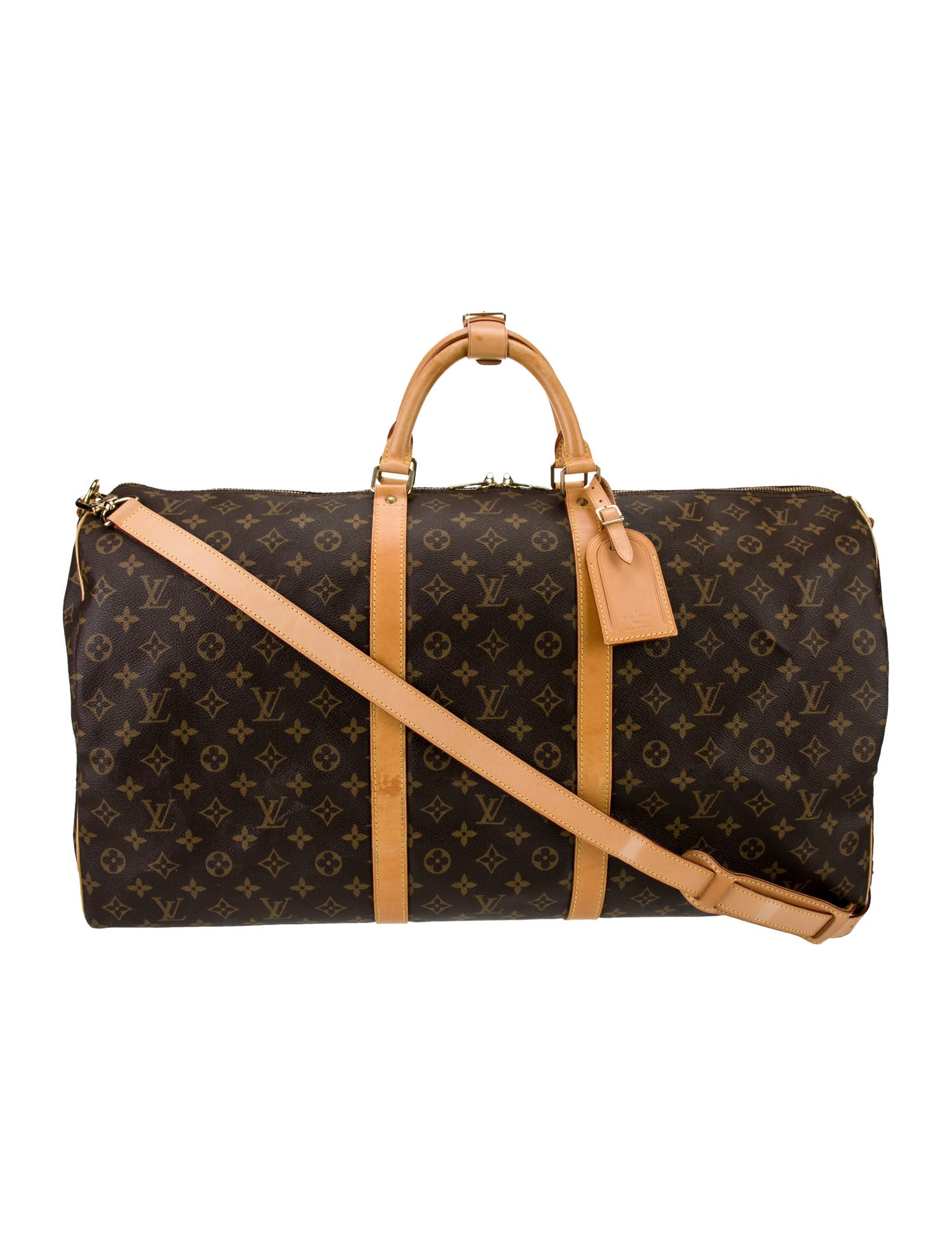Louis Vuitton LV Monogram Keepall Bandouliere 50 Vintage