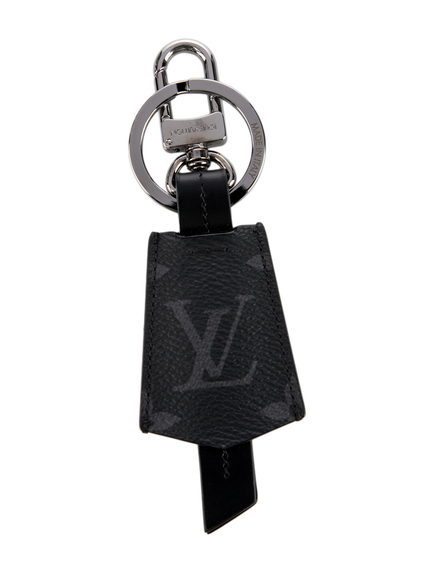 Louis Vuitton Monogram Eclipse Clochette Bag Charm