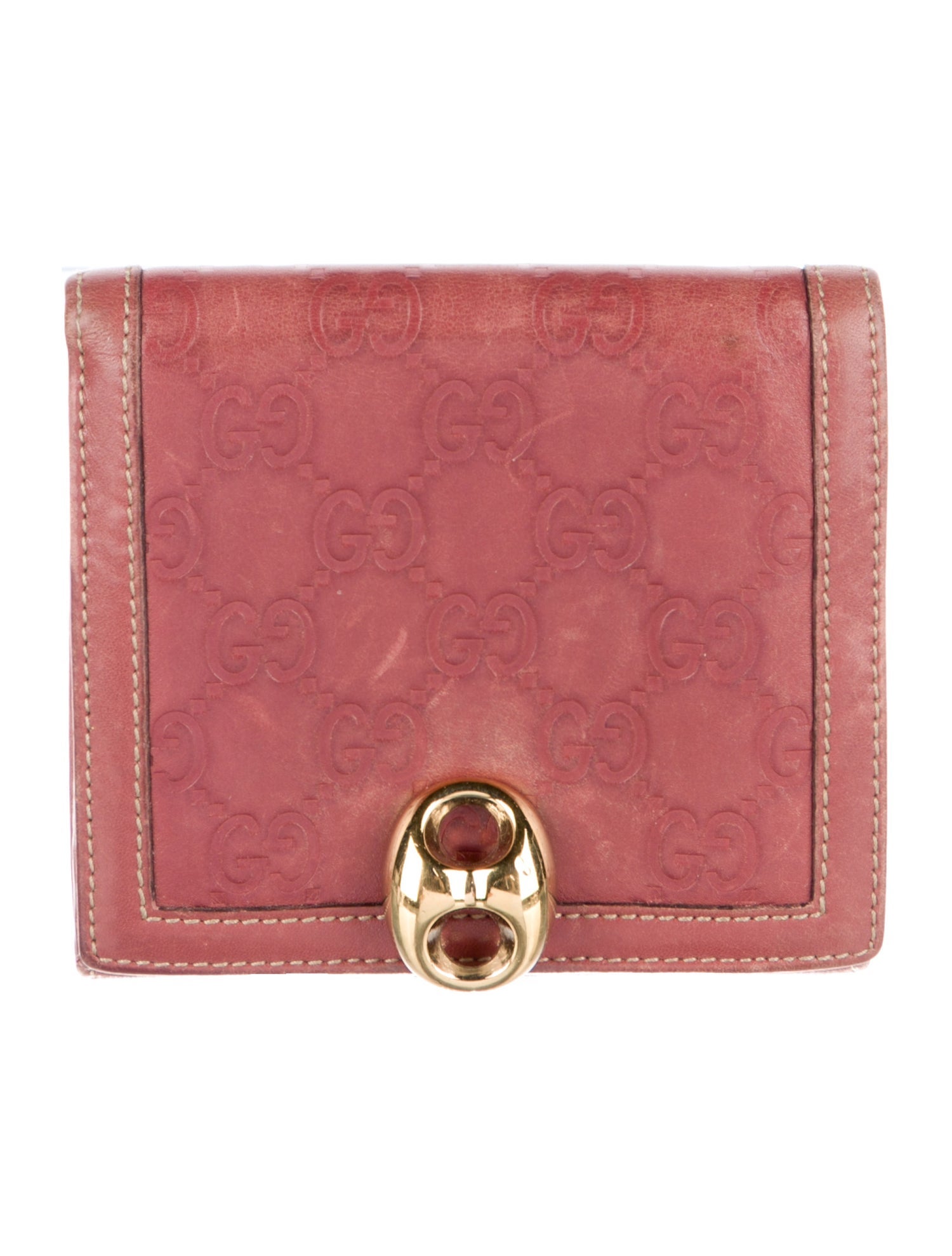 Gucci GG Signature Embossed Leather Bifold Wallet