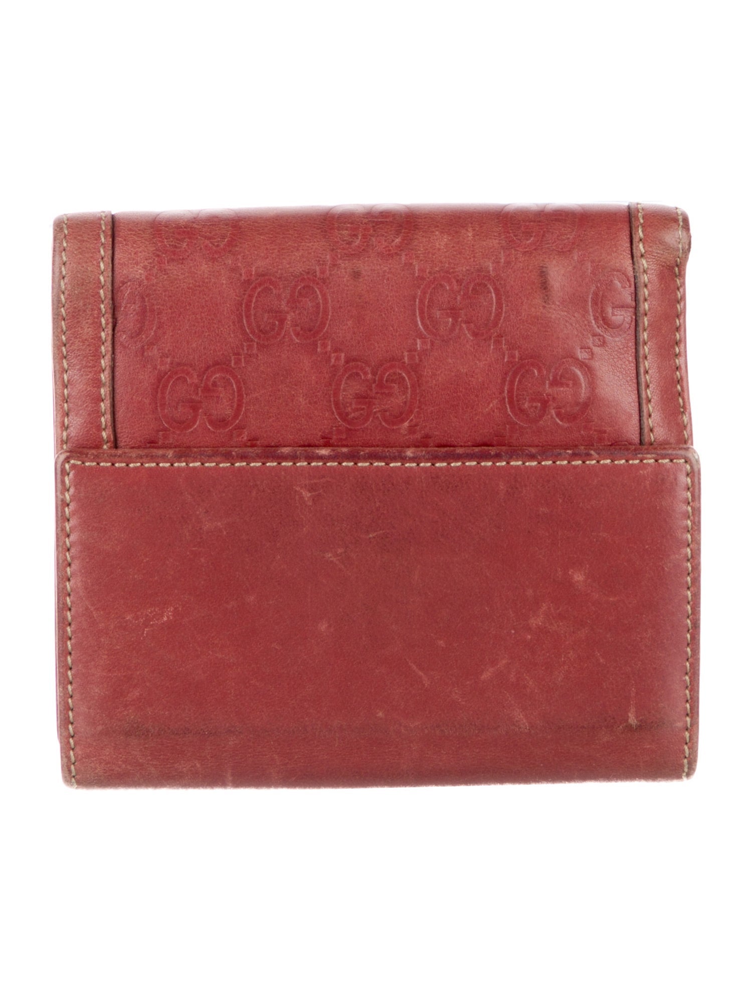 Gucci GG Signature Embossed Leather Bifold Wallet