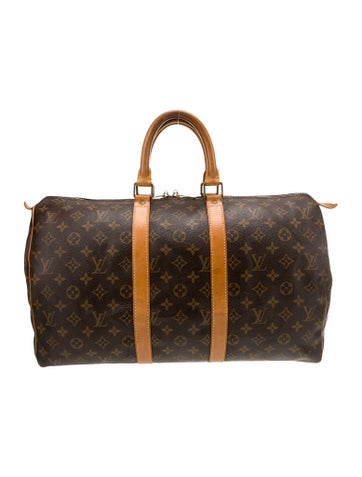 Louis Vuitton Luggage and Travel Coated Canvas Keepall