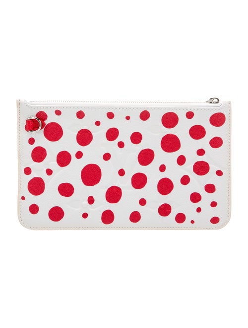 Louis Vuitton Leather Neverfull Pouch