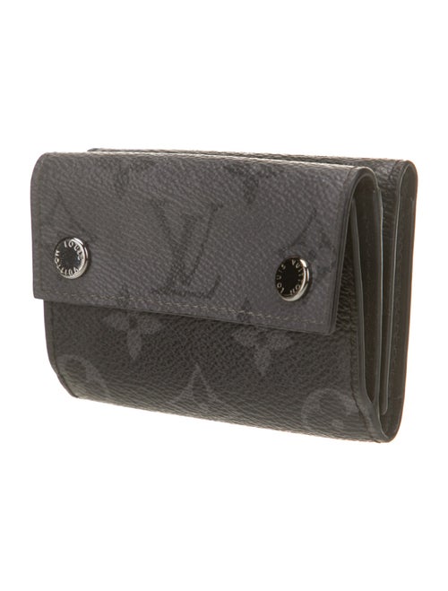 Louis Vuitton Monogram Eclipse Leather Compact Wallet