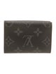 Louis Vuitton Monogram Eclipse Leather Compact Wallet
