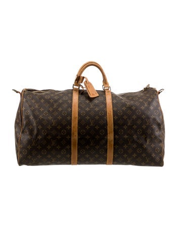 Louis Vuitton Luggage and Travel LV Monogram Keepall Bandouliere 60 Vintage