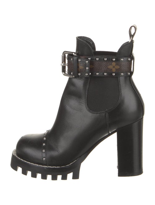 Louis Vuitton LV Monogram Leather Chelsea Boots