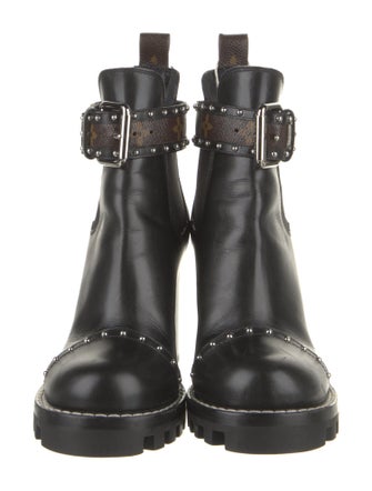 Louis Vuitton LV Monogram Leather Chelsea Boots