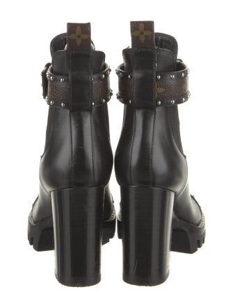 Louis Vuitton LV Monogram Leather Chelsea Boots