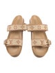 Louis Vuitton Raffia Patterned Slides