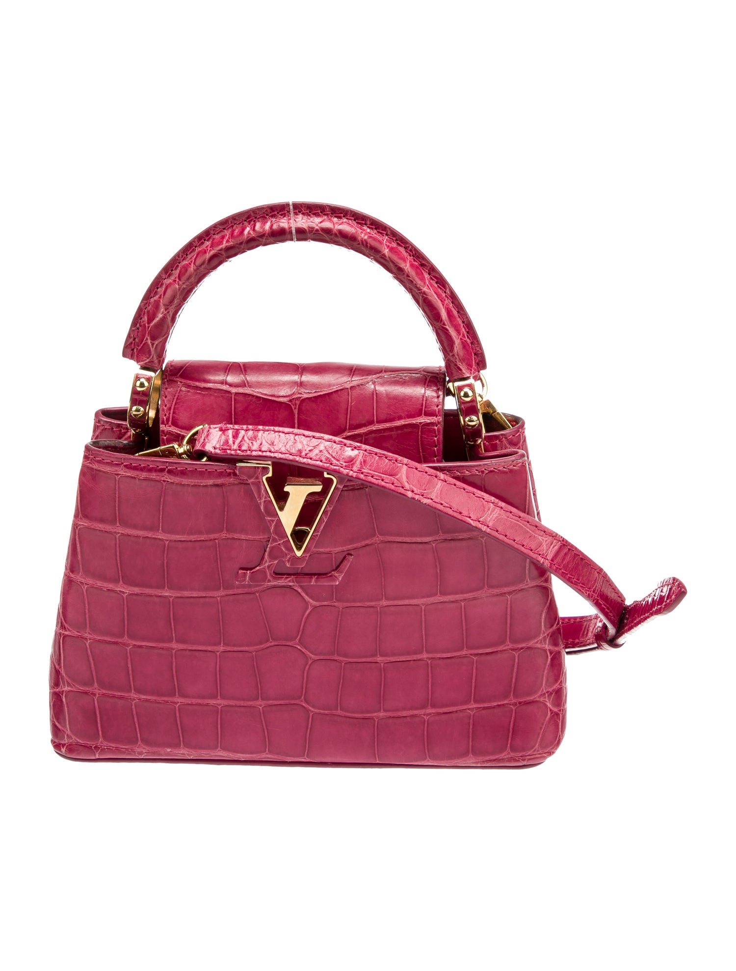 Louis Vuitton Crocodile Capucines Mini