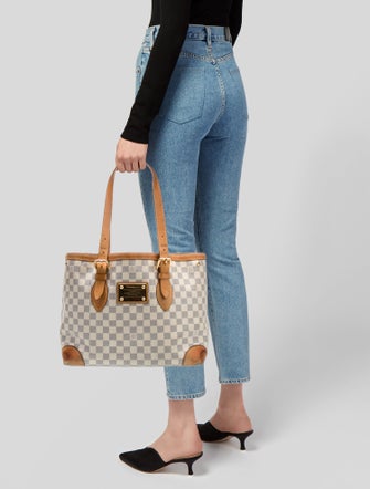 Louis Vuitton Damier Azur Hampstead MM Vintage