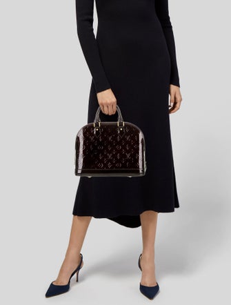 Louis Vuitton Vernis Patent Leather Alma MM