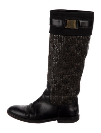 Louis Vuitton LV Monogram Leather Riding Boots
