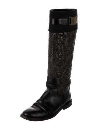 Louis Vuitton LV Monogram Leather Riding Boots