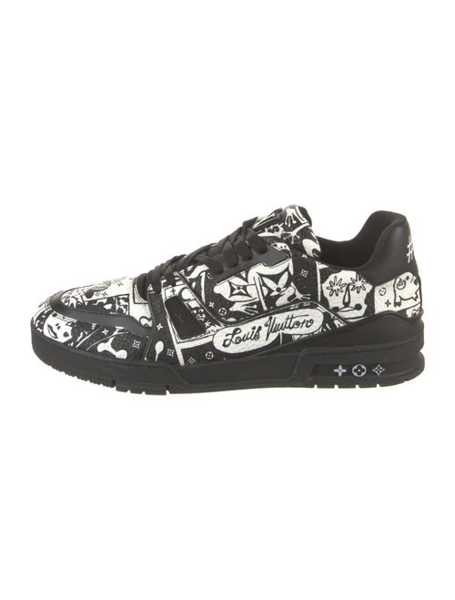Louis Vuitton Leather Printed Sneakers