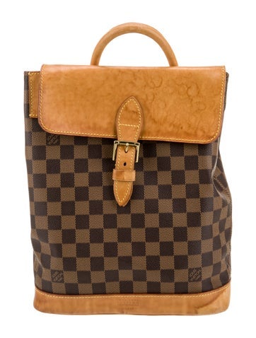Louis Vuitton Backpacks Damier Ebene Soho Vintage