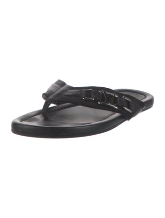 Louis Vuitton Leather Flip Flops