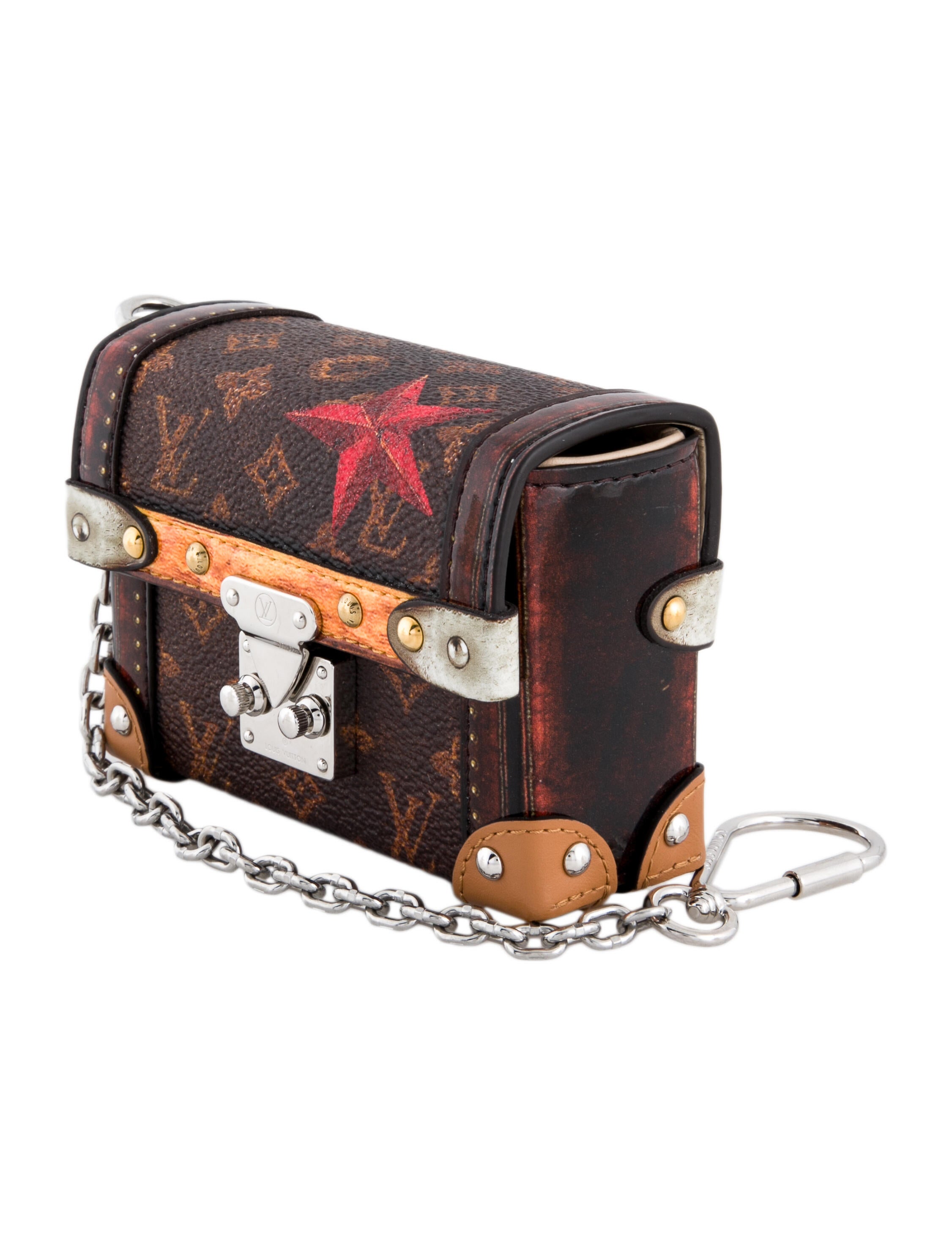 Louis Vuitton Monogram Essential Time Trunk Bag Charm