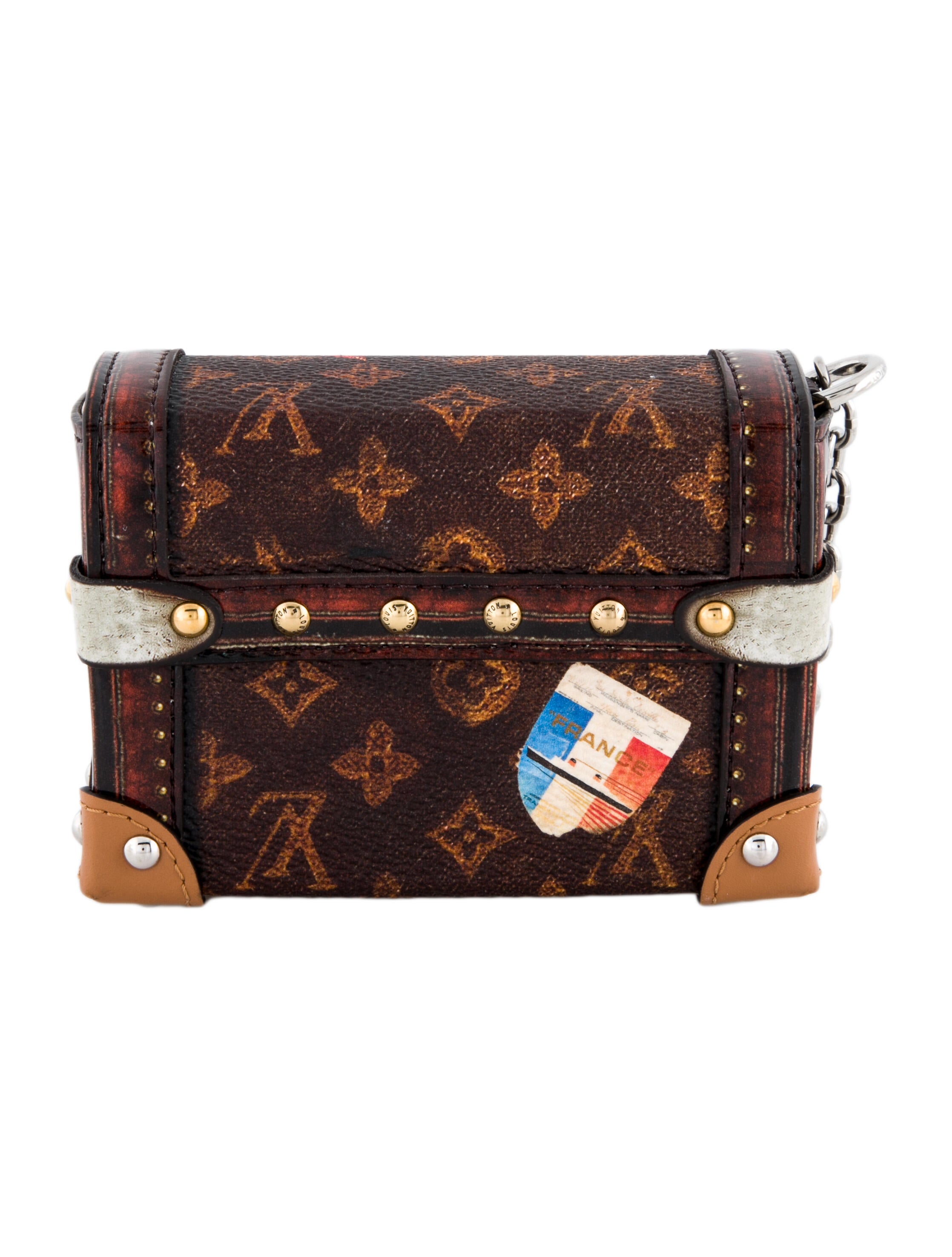 Louis Vuitton Monogram Essential Time Trunk Bag Charm