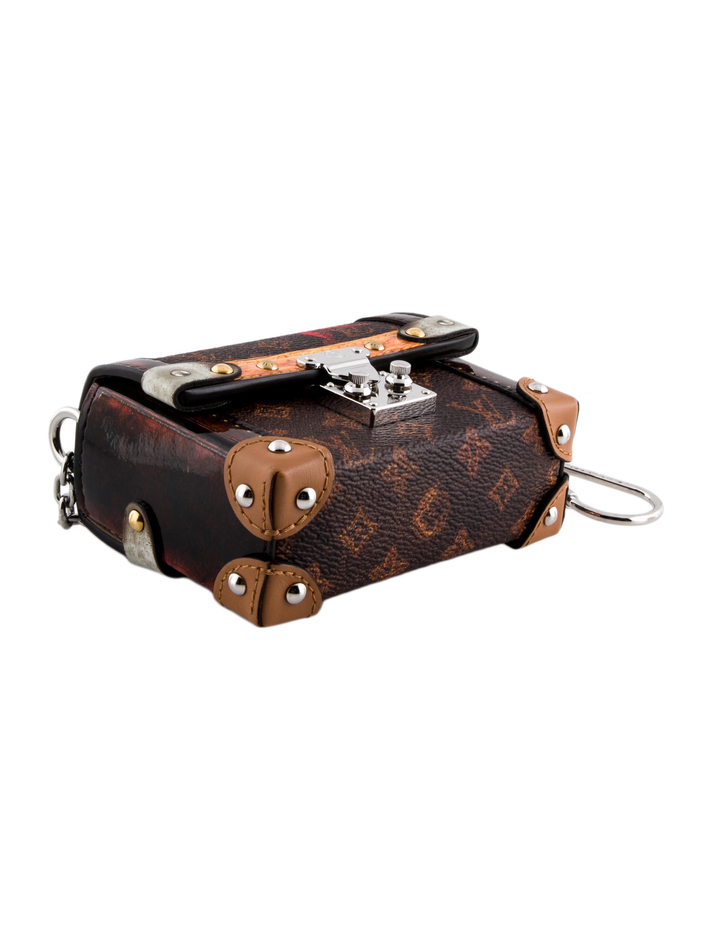 Louis Vuitton Monogram Essential Time Trunk Bag Charm